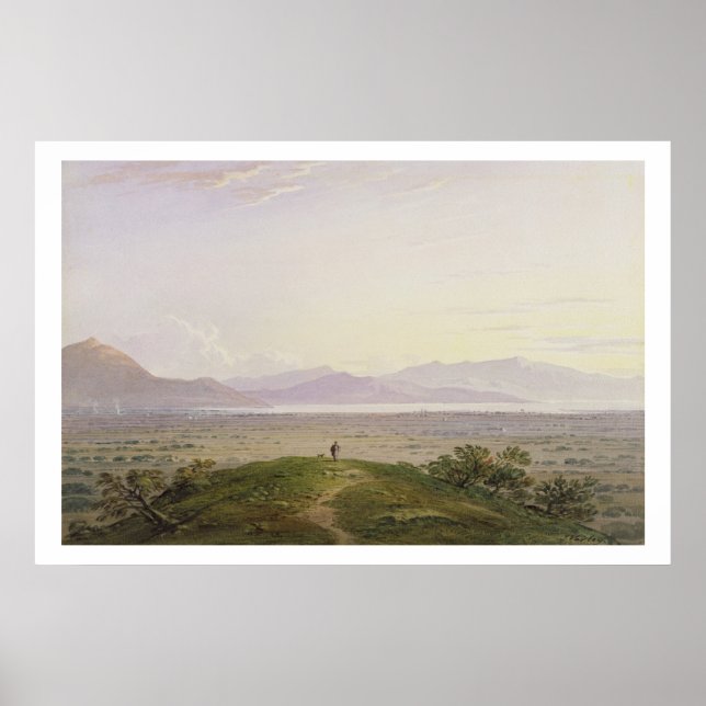 Póster As planícies da maratona, 1834 (grafite e c/c com (Frente)