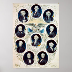 Poster As Presidentes dos Estados Unidos - 1842