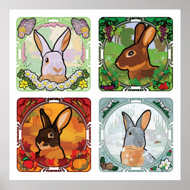 PÓSTER AS QUATRO ESTAÇÕES (Frente)