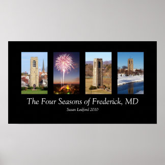 Poster As quatro estações de Frederick, MD