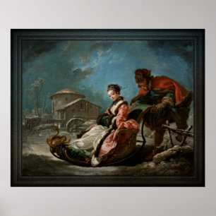 Poster As quatro estações de inverno de François Bouch