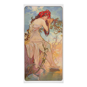 Póster As Quatro Estações Verão - 1896 - Alphonse Mucha