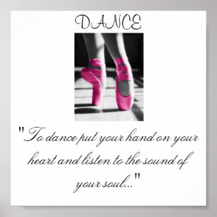 Póster As raparigas dançam, "Para dançar, põe a mão no te