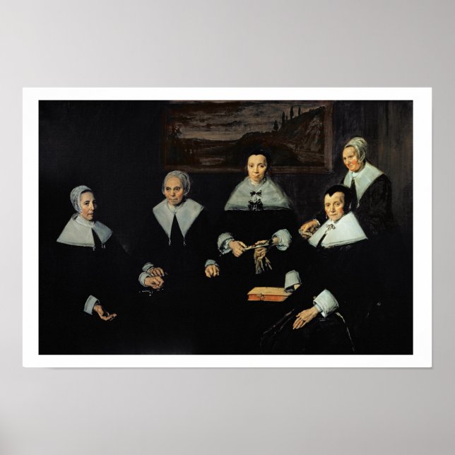 Poster As Regentes do Almhouse dos Velhos Homens, Haarlem (Frente)