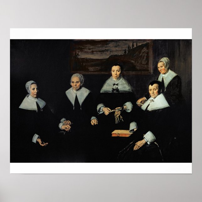 Póster As Regentes do Almhouse dos Velhos Homens, Haarlem (Frente)