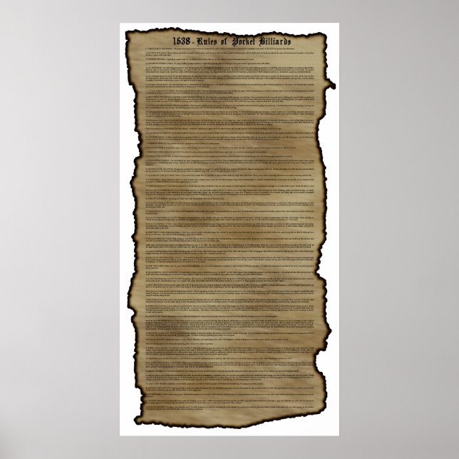 Póster As Regras de Piscina (Frente)