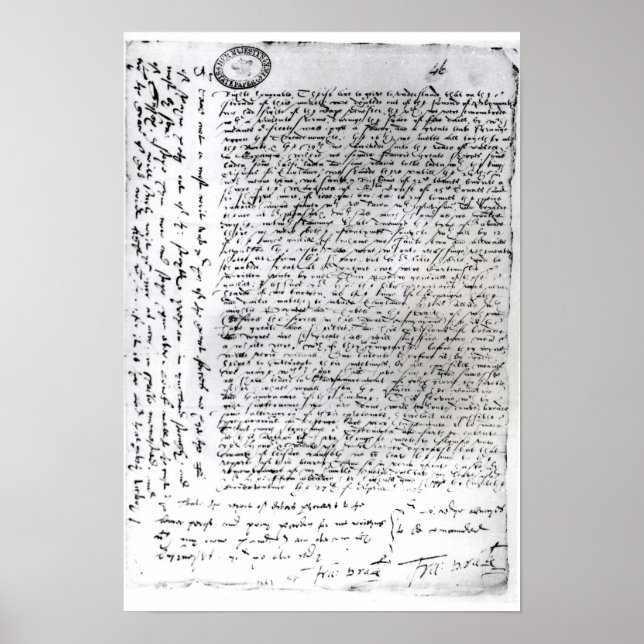 Póster As remessas escritas de Sir Francis Drake (Frente)