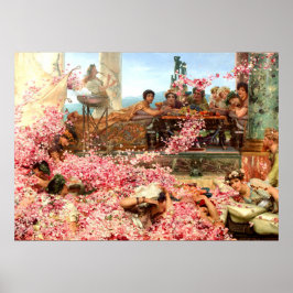 Poster As Rosas de Heliogábalo, Lawrence Alma-Tadema