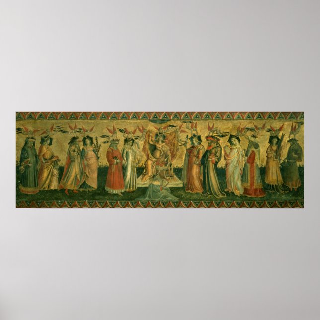 Póster As Sete Artes Liberais, c.1435 (Frente)