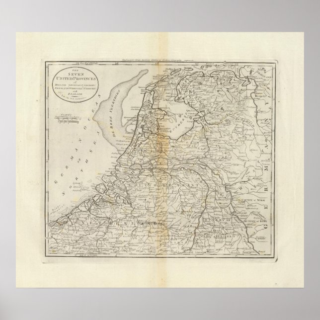 Póster As Sete províncias unidas da Holanda (Frente)
