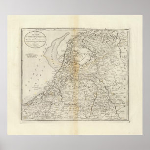 Póster As sete províncias unidas de Holland