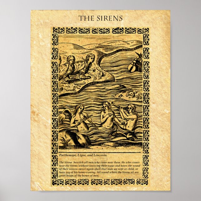 POSTER AS SIRENS (Frente)