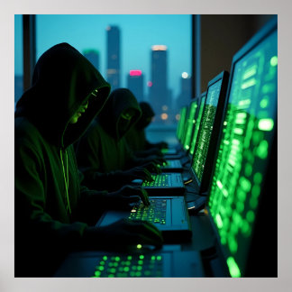 Poster As Sombras da IA Digital do submundo