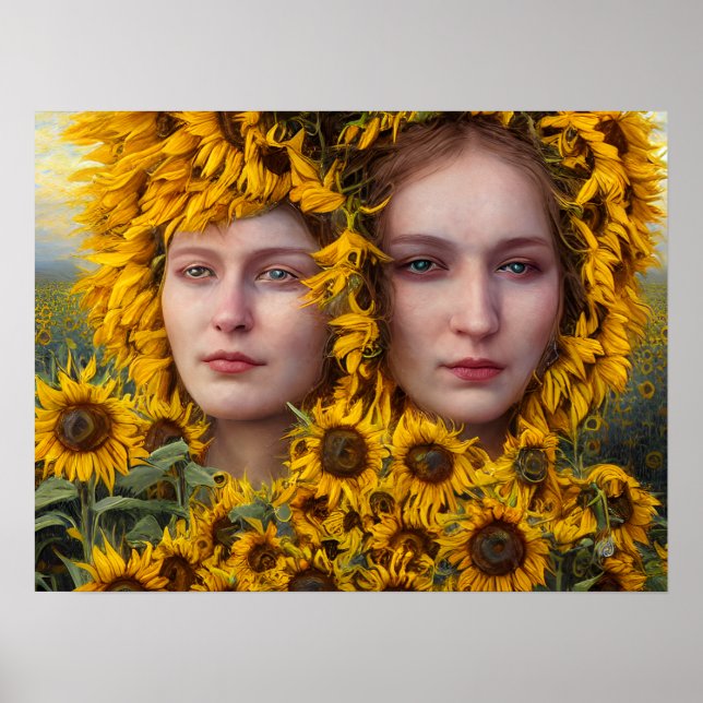 Poster As Sunflower Women (Frente)
