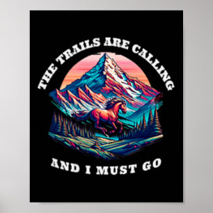 Poster As Trilhas Estão Chamando Cavaleiro de Trilha Hiki