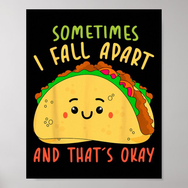 Poster Às vezes eu caio fora do partido mexicano Cinco de (Frente)