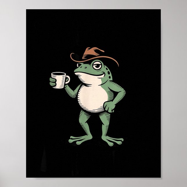 Poster Às vezes eu estou só peidando Sapo Meme Sapo engra (Frente)