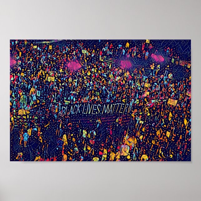 Póster As Vidas Negras Importam (Frente)