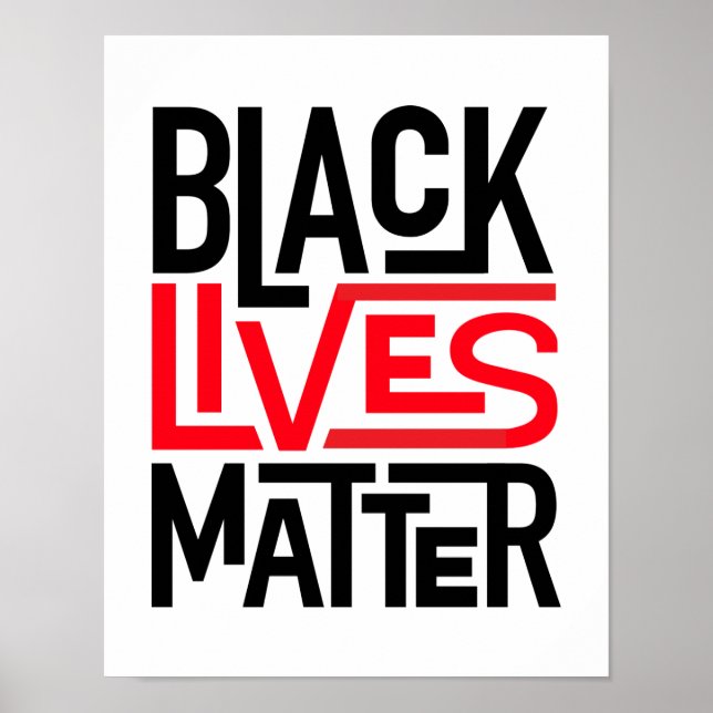 Poster As Vidas Negras Importam | Igualdade de direitos (Frente)
