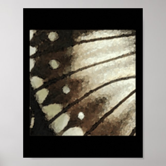 Poster Asa Da Natureza Da Borboleta Coloca Efeitos (Frente)