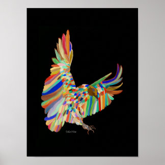 Poster Asas arco-íris Desenho de LeeMarie