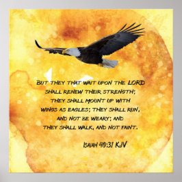 Poster Asas Como Águia