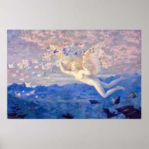 Poster Asas da Manhã de Edward Robert Hughes