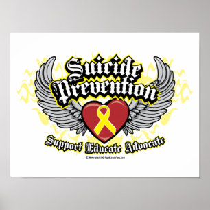 Poster Asas da prevenção do suicídio
