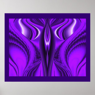 Póster Asas de Anjo, Arte Abstrata de Arco-Íris Fantasia
