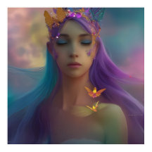 Asas de borboleta fantasia Menina roxa rosa azul-t