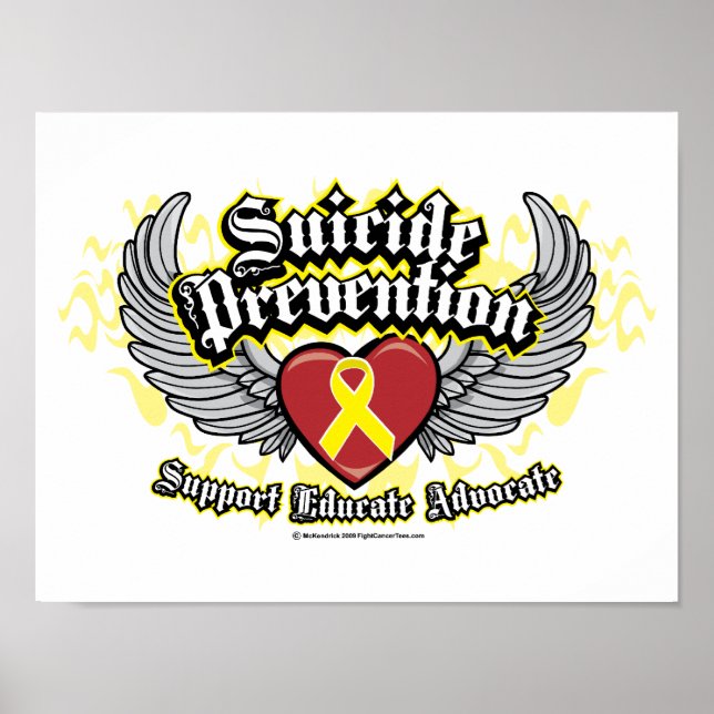 Poster Asas de Prevenção ao Suicídio (Frente)