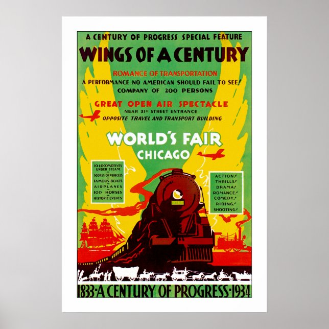 Poster Asas de um século (Frente)