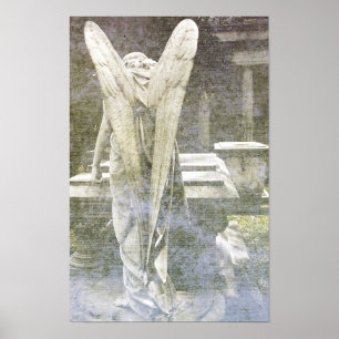 Poster Asas do anjo - vintage