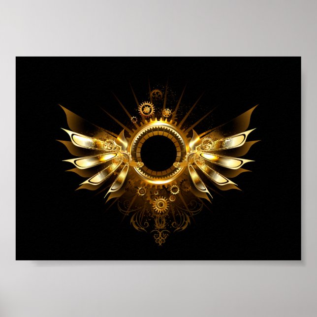Poster Asas Steampunk (Frente)