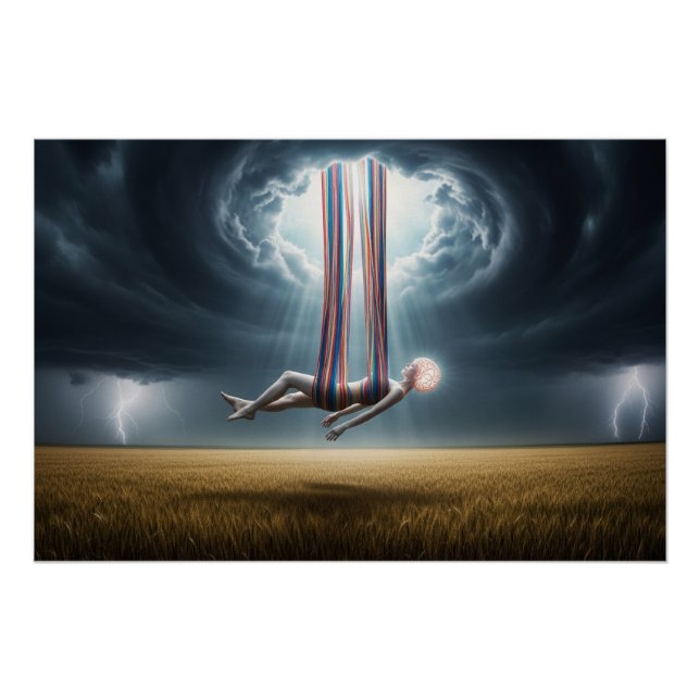 Póster Ascensão da Mente Através da Tempestade (Frente)