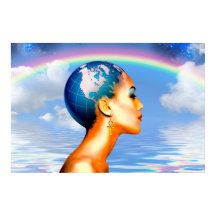 Ascensão da Rainha Mãe Terra - 36" x 24"