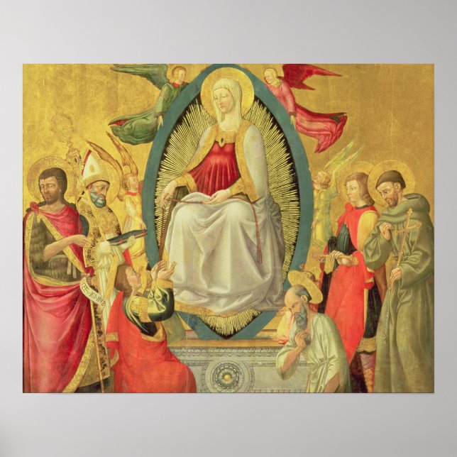 Póster Ascensão da Virgem, 1465 (Frente)