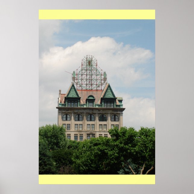 Poster Ascensão de Cidade Elétrica (Frente)