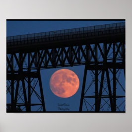Poster Ascensão de lua sob a ponte Walkway