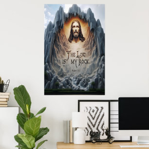 Poster Ascensão divina: O Senhor é a minha pedra