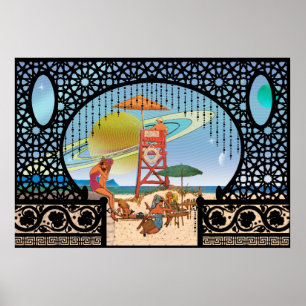 Póster Ascensão Magrathea da Utopia Cytheria Bungalows