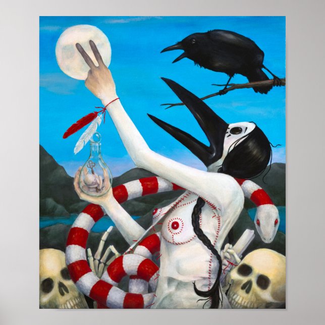 Poster "Ascensão" por Christiane Cegavske (Frente)