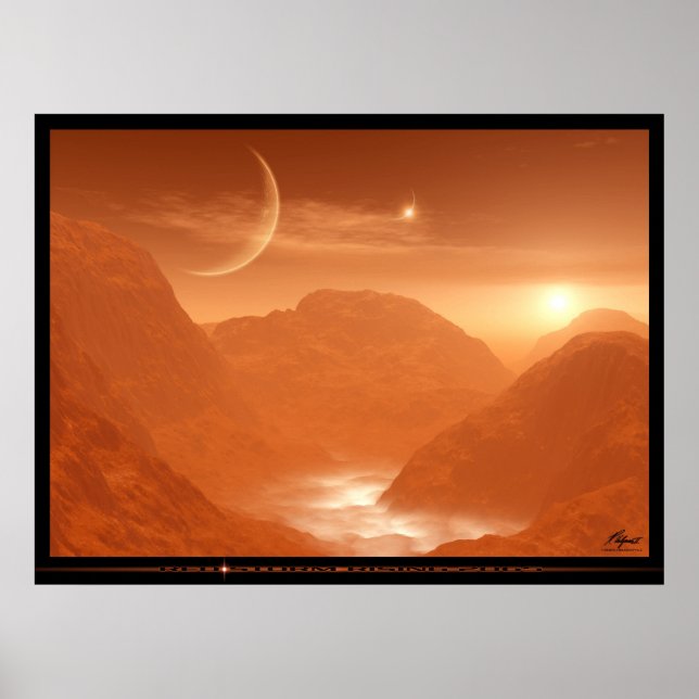 POSTER ASCENSÃO RED STORM 2065 (Frente)