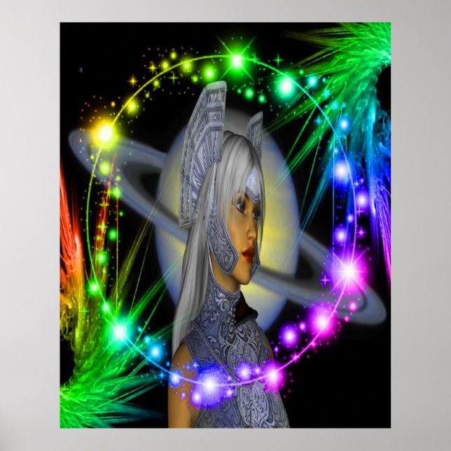 Poster Ascensão Saturno (Frente)