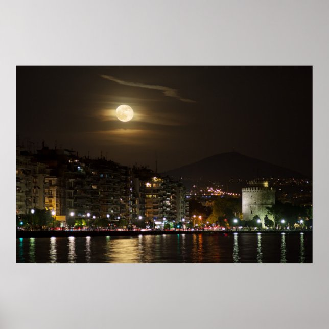 Póster Ascensão Super Lua (Frente)