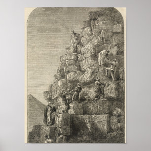 Poster Ascent of the Great Pyramid