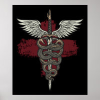 Asclepius mitologia grega Medicina Deus Cobra Rod