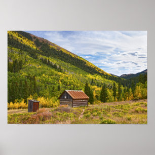 Poster Ashcroft, Colorado Ghost Town Cabin