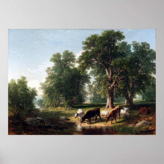 Póster Asher Brown Durand Summer Tarde (Frente)