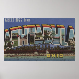 Poster Ashtabula, Ohio - grandes cenas da letra